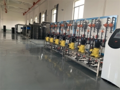 Hunan waste water plant disinfection