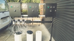 60L/h with 200ppm HOCI sanitizer production line in Australia